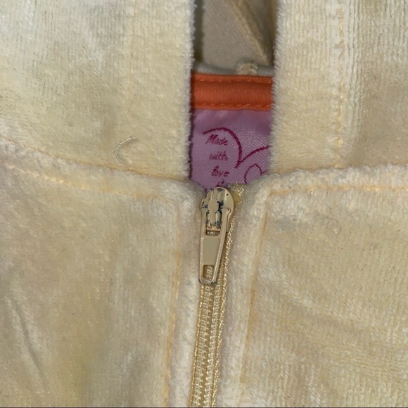 Cutey Couture Towel Dress Short Sleeve Terry Dress Orange Slice Pockets Full Zip - Picture 4 of 7